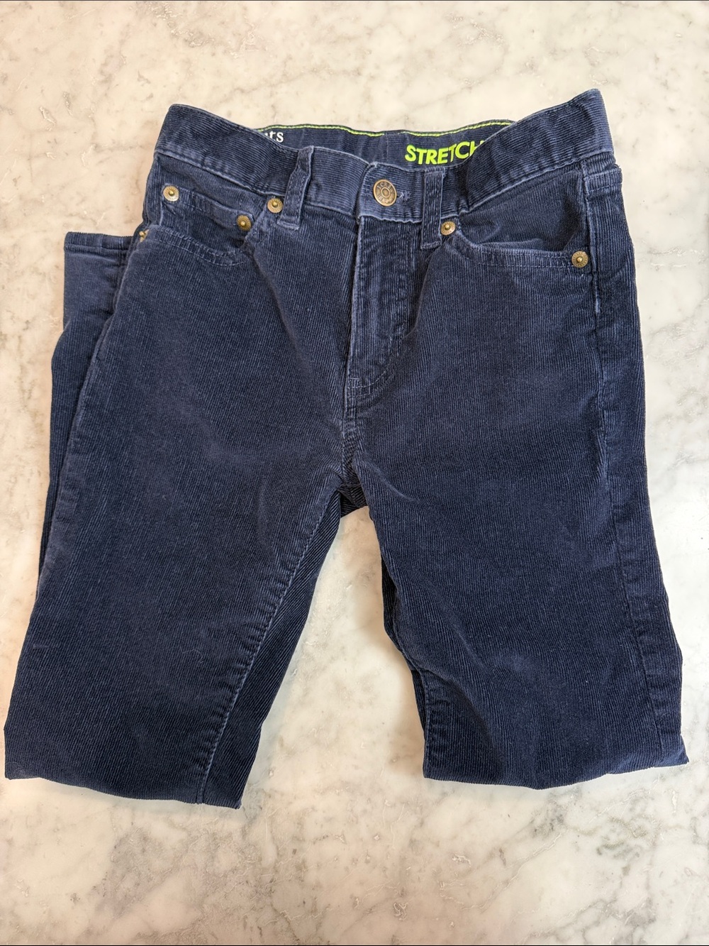 J. Crew Kids Navy Corduroy Stretch Pants